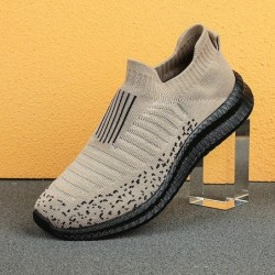 Férfi Cipők Légáteresztő Férfi Cipők Kényelmes Futócipők Tenisz Outdoor Slip On Walking Cipők Zokni Kocogó Cipők