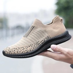 Férfi Cipők Légáteresztő Férfi Cipők Kényelmes Futócipők Tenisz Outdoor Slip On Walking Cipők Zokni Kocogó Cipők