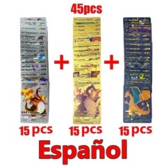 81-36 db Pokémon Kártya Német Spanyol Francia Angol Vmax GX Energy Card Pikachu Ritka Gyűjtemény Battle Trainer Fiúk Ajándék Ját