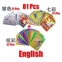 81-36 db Pokémon Kártya Német Spanyol Francia Angol Vmax GX Energy Card Pikachu Ritka Gyűjtemény Battle Trainer Fiúk Ajándék Ját