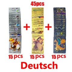 81-36 db Pokémon Kártya Német Spanyol Francia Angol Vmax GX Energy Card Pikachu Ritka Gyűjtemény Battle Trainer Fiúk Ajándék Ját