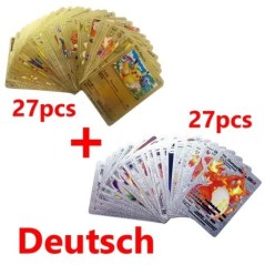 81-36 db Pokémon Kártya Német Spanyol Francia Angol Vmax GX Energy Card Pikachu Ritka Gyűjtemény Battle Trainer Fiúk Ajándék Ját