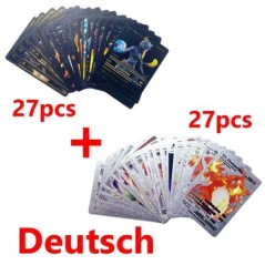 81-36 db Pokémon Kártya Német Spanyol Francia Angol Vmax GX Energy Card Pikachu Ritka Gyűjtemény Battle Trainer Fiúk Ajándék Ját