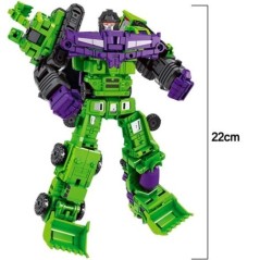 Átalakulás 6 az 1-ben MINI Devastator 22 cm-es Akciófigura Robot Műanyag Játékok LEGJOBB AJÁNDÉK Gyermek Gyerek Új