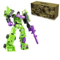 Átalakulás 6 az 1-ben MINI Devastator 22 cm-es Akciófigura Robot Műanyag Játékok LEGJOBB AJÁNDÉK Gyermek Gyerek Új