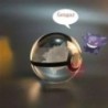 Pokémon Crystal Ball 3D játékok Snorlax Mewtwo Pikachu figurák Pokémon gravírozású modell LED fényalappal Gyerekeknek ajándék gy