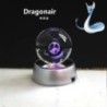 Pokémon Crystal Ball 3D játékok Snorlax Mewtwo Pikachu figurák Pokémon gravírozású modell LED fényalappal Gyerekeknek ajándék gy