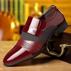 Volt férfi cipő PU bőrből készült férfi cipők luxus nagyméretű party irodai üzleti alkalmi cipők Loafers Zapatos De Vestir Hombr