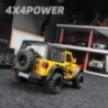 Off-Road 7 ajtós Wrangler Diecast játékautó modellhez, 1/32-es fémötvözet jármű gyerekeknek fiúknak lányok felnőtteknek, nyitott