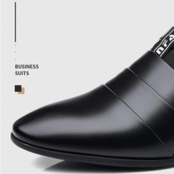 Klasszikus üzleti ruha Férfi Cipők Formális Slip On Dress Cipők Férfi Oxfords lábbelik Kiváló minőségű bőr cipők férfi naplopók