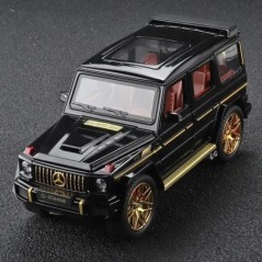 1:24 AMG modellautó, cinkötvözetből visszahúzható játékautó hanggal és fénnyel gyerekeknek fiú lánynak ajándék