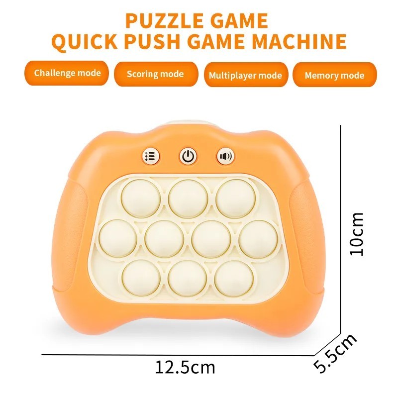 Továbbfejlesztett Pop Light és Quick Push Game Fidget játékok gyerekeknek Felnőtt stresszoldó Érzékszervi játékok Fiúknak és lán