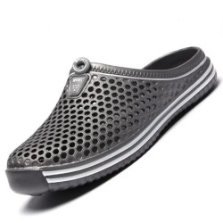 Kényelmes Férfi Medenceszandál Nyári Szabadtéri Strandcipők Férfi Slip on Kerti klumpa Alkalmi vízi zuhany papucs Unisex Zapatos