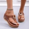 Női Új nyári szandál Nyitott orrú Strandcipők Flip Flop ékek Kényelmes papucsok Aranyos szandálok Chaussure Femme Plu Méret 35-4