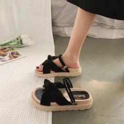 Sandias De Tacon Internet Hot Női Cipők Nyári Tündérstílus 2023 Új Improve Fashion Diákplatform Roman Lady lapos cipő