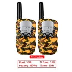 Kids Walki Talki 2db Mobil kézi adó-vevő telefon Rádió Interfon 6KM Mini Játékok Talkie Walkie Ajándékok Fiú Lány Tablet