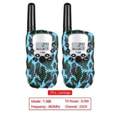 Kids Walki Talki 2db Mobil kézi adó-vevő telefon Rádió Interfon 6KM Mini Játékok Talkie Walkie Ajándékok Fiú Lány Tablet