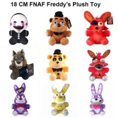 20 cm-es FNAF kitömött plüssjátékok Freddy Fazbear Bear Foxy Rabbit Bonnie Chica Peluche Juguetes 5 éjszaka Freddynél plüssjáték