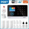 PGST 103 2,4 hüvelykes képernyő 4G 2G WIFI GSM Home Bulgar Security System for Home 433MHz APP Control RFID Card with PIR Motion