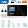 PGST 103 2,4 hüvelykes képernyő 4G 2G WIFI GSM Home Bulgar Security System for Home 433MHz APP Control RFID Card with PIR Motion