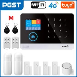 PGST 103 2,4 hüvelykes képernyő 4G 2G WIFI GSM Home Bulgar Security System for Home 433MHz APP Control RFID Card with PIR Motion