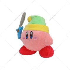 Kawaii anime sztár Kirby Sword Kirby töltött Peluche plüss kiváló minőségű rajzfilmjátékok Nagyszerű karácsonyi születésnapi ajá