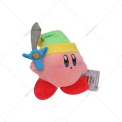 Kawaii anime sztár Kirby Sword Kirby töltött Peluche plüss kiváló minőségű rajzfilmjátékok Nagyszerű karácsonyi születésnapi ajá