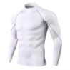 Férfi Sport póló Quick Dry Testépítő Futóing Hosszú ujjú Compression Top Gym póló Férfi Fitness Tight Rashgard