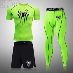 Új kompressziós ing Férfi Rashguard Fitness Rövid ujjú futóing Férfi Gym póló Sportruházat Harisnyák T póló Férfi