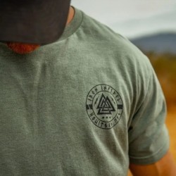 Til Valhalla Shirt American Beard Warrior Tactical Skull póló Új 100% pamut rövid ujjú, O-nyakú póló Alkalmi férfi felső