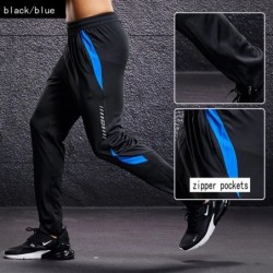 Férfi Sportnadrágok Futónadrágok cipzáras zsebekkel Futball Edzés Kocogás Sportnadrágok Fitnesz Futball Leggings Strandnadrágok