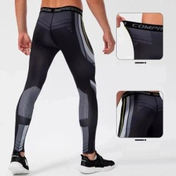 Férfi kompressziós nadrágok Férfi Sportruházat Edzés Leggings Edzőterem Edzés Vékony nadrágok Sport alsók Futó Leggings Harisnya