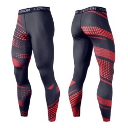 Férfi kompressziós nadrágok Férfi Sportruházat Edzés Leggings Edzőterem Edzés Vékony nadrágok Sport alsók Futó Leggings Harisnya