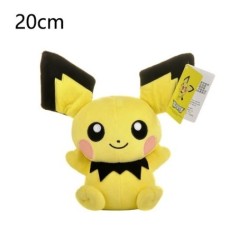 Kiváló minőségű Pikachu plüss baba Eevee Charmander Squirtle Bulbasaur Snorlax Charizard Claw Machine töltött játék gyerekeknek 