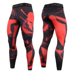 Férfi Futó Leggings Sportruházat Quick Dry Gym Fitness Harisnya Edzés Edzés Kocogás Sport Nadrág Kompressziós Sport nadrág