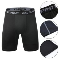 Férfi Sport Leggings Fitness Elasztikus Kompressziós Harisnya Szárító Gyors Méret Fitness Plus Nadrág Futó Edzés Stretch Shorts