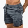 Férfi fitnesz rövidnadrág Nyári edzőtermi edzés Férfi légáteresztő hálós rövidnadrág Quick Dry Sportruházat Jogger Beach Short P