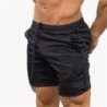 Férfi fitnesz rövidnadrág Nyári edzőtermi edzés Férfi légáteresztő hálós rövidnadrág Quick Dry Sportruházat Jogger Beach Short P