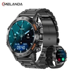 MELANDA Steel 1.39" Bluetooth Call Smart Watch Men Sports Fitness Tracker Watches IP68 Waterproof Smartwatch for Android IOS K52