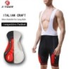 X-TIGER Kerékpáros előke Rövidnadrág Biciklinadrág Triathlon 5D Gél Párnázott Pro Lycra Kerékpáros rövidnadrág Légáteresztő férf