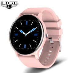 LIGE Smart Watch Férfi Női Teljes érintőképernyős Sport Fitness Watch Man IP67 Vízálló Bluetooth Android IOS Okosóra Férfi