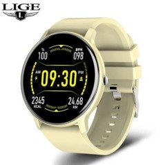 LIGE Smart Watch Férfi Női Teljes érintőképernyős Sport Fitness Watch Man IP67 Vízálló Bluetooth Android IOS Okosóra Férfi