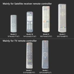 1db 14 méretű csúszásmentes vízálló távirányító táskák tok légkondicionáló TV távirányító porvédő szilikon tok