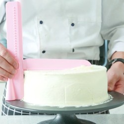 Tortakaparó, barkácsolható, állítható esztrich Fondant spatulák Krémszél simább díszítőeszközök Sütőedények Konyhai sütési kellé