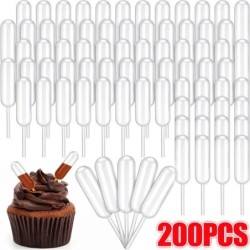 50-200 db-os mini csepegtető 4 ml-es eldobható lekvár csepegtető cupcake szószhoz.