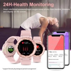 MELANDA Sport Smart Watch Női Bluetooth Call Smartwatch IP68 Vízálló Fitness Tracker Egészségfigyelő IOS Android MK60 rendszerhe