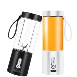 530ml Erőteljes hordozható turmixgép turmixokhoz, turmixokhoz USB újratölthető konyhai robotgép Gyümölcsmixer gép Mini Juicer tu