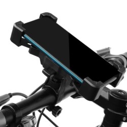 360°-ban forgatható elektromos kerékpáros telefontartó iPhone Xiaomi Riding MTB Bike Moto motorkerékpár állványhoz csúszásmentes