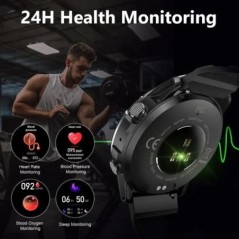 MELANDA 1,39 hüvelykes HD Bluetooth Call Smart Watch Férfi IP68 Vízálló Sport Fitness Tracker Férfi Okosóra IOS Android NX9 rend