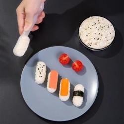 1db Nigiri Sushi Forma Onigiri Rizs Sushi Készítő Hadihajó Sushi Forma Bento Ovális Rizskészítés Reggeli Konyhai Eszközök Egysze